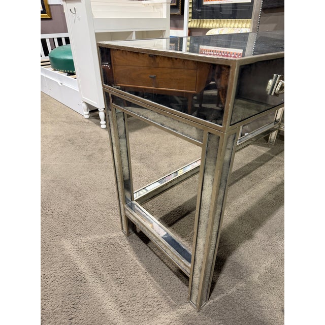 John Richard Eglomise Mirrored Vanity Table For Sale - Image 4 of 6