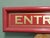 Hand-Painted Red and Gold Leaf Entrance Sign, 1960s For Sale - Image 6 of 7