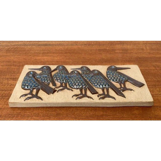 Mid-Century Danish Wall Relief Plate by Marianne Starck for Michael Andersen Bornholm For Sale - Image 15 of 18