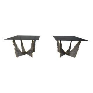 Brutalist Coffee Tables, 1970s, Set of 2 For Sale