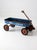 Vintage 1970s Radio Flyer Model 100 Blue Metal Wagon For Sale - Image 4 of 16