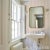 Schumacher SAMPLE - Schumacher Emma Stripe Wallpaper In Blush For Sale - Image 4 of 4