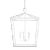 The Denison White Large Chandelier is a hammered wrought-iron fixture in a gesso white finish. This classic lantern shape...
