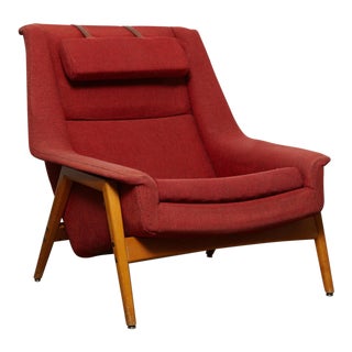 Folke Ohlssen for Dux Mid-Century Lounge Club Chair For Sale