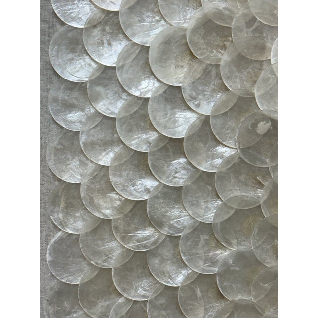 Restoration Hardware Capiz Shell Art Panel For Sale - Image 10 of 12