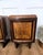 Italian Art Deco Style Bedside Tables in Burl Walnut, 1940s, Set of 2 For Sale - Image 9 of 12