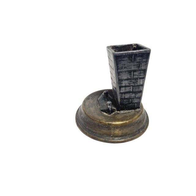 Metal Art Nouveau Toothpick Holder from WMF, Germany, 1900s For Sale - Image 7 of 10