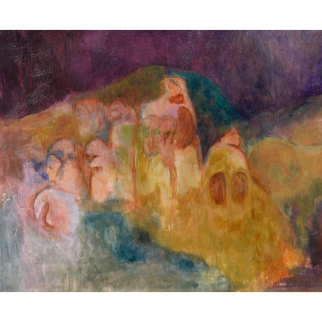 1960s Woman of the Earth - Mid Century Figurative Abstract by Renard For Sale - Image 5 of 7