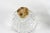 Rococo Antique Rococo Style Dome-Shaped Crystal and Brass Inkwell For Sale - Image 3 of 6