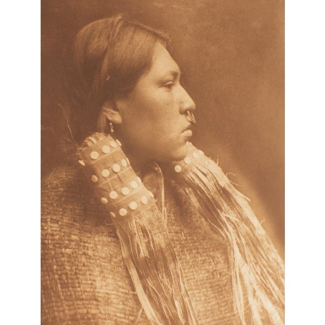 Late 20th Century After Edward Curtis “A Hesquiat Maiden” Photogravure Restrike For Sale - Image 5 of 8