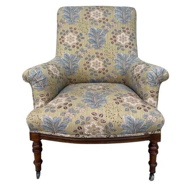 1930's English Accent Chair For Sale - Image 4 of 10