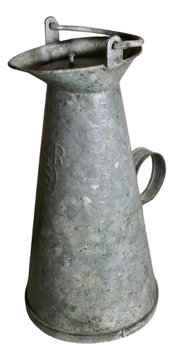 British Galvanised Water Jug, 1930