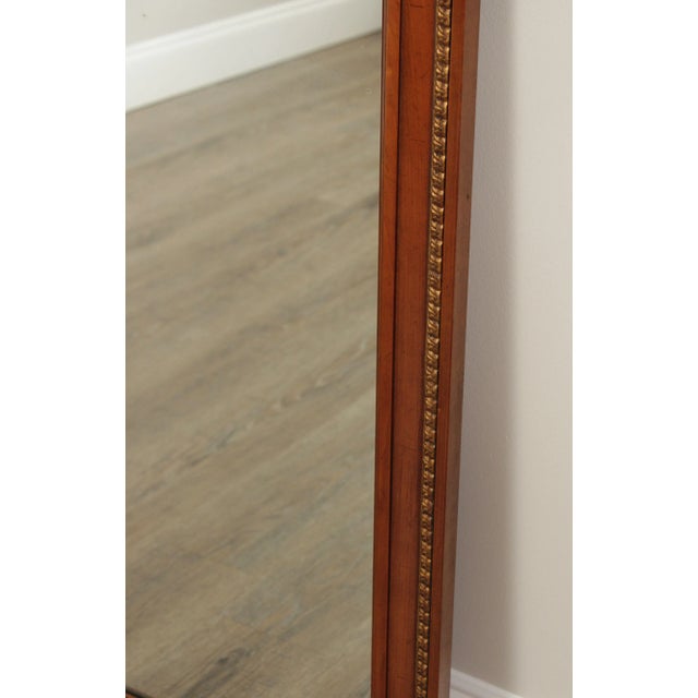 Wood Kindel Belvedere Parcel Gilt Cherry Rectangular Wall Mirror For Sale - Image 7 of 12