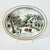 Mid-Century Modern Mid-Century Americana Farmhouse Currier & Ives Metal Tray - The American Homestead, Winter For Sale - Image 3 of 14