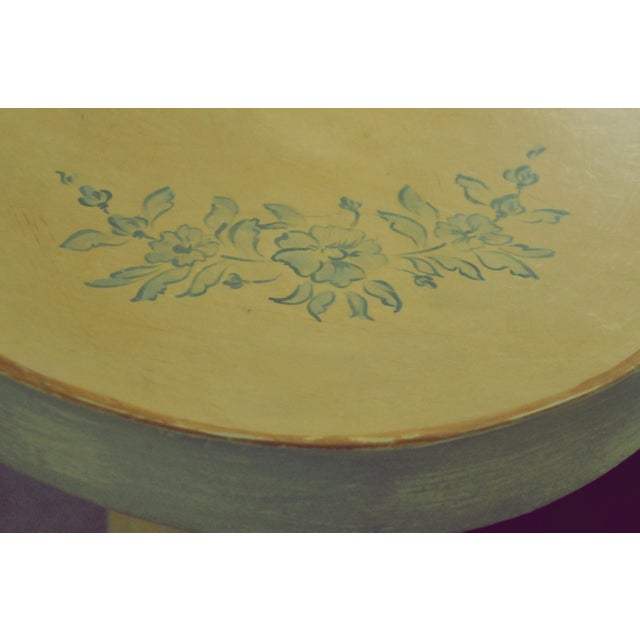 Art Deco Hand-Painted Side Table, 1930s For Sale - Image 3 of 7