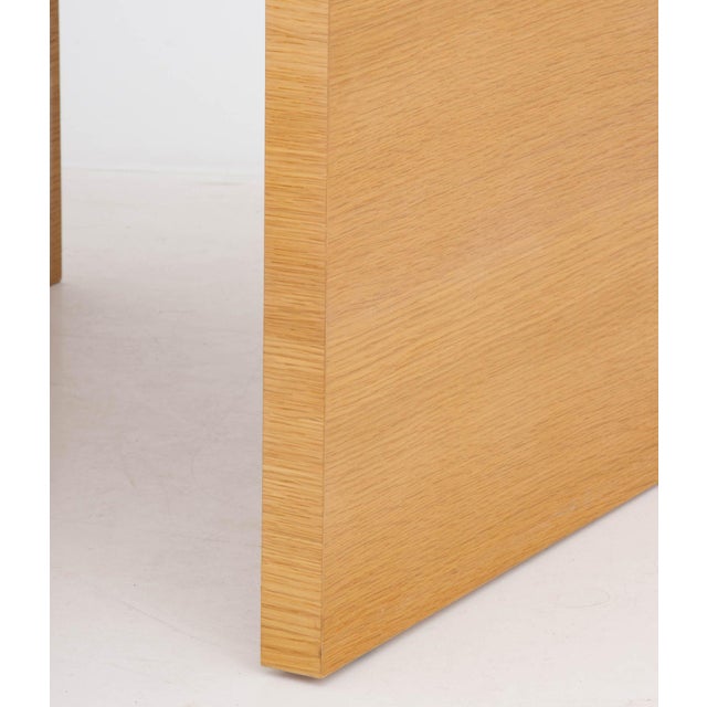 Early 21st Century B&b Italia Blonde Wood Side Table For Sale - Image 5 of 8