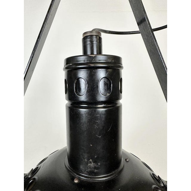 Vintage Black Theatre Spotlight, 1950s For Sale - Image 11 of 18