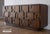 Mid-Century Modern MCM Lane Brutalist Staccato Lowboy Dresser & Mirror Set For Sale - Image 3 of 18