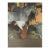 Early 20th Century Colortone Photograph of Horse and Farrier For Sale