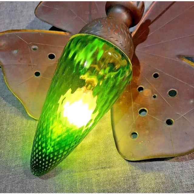 Extremely rare Murano butterfly sconce. Housing one light. Will be rewired with certified UL US sockets for the USA and an...