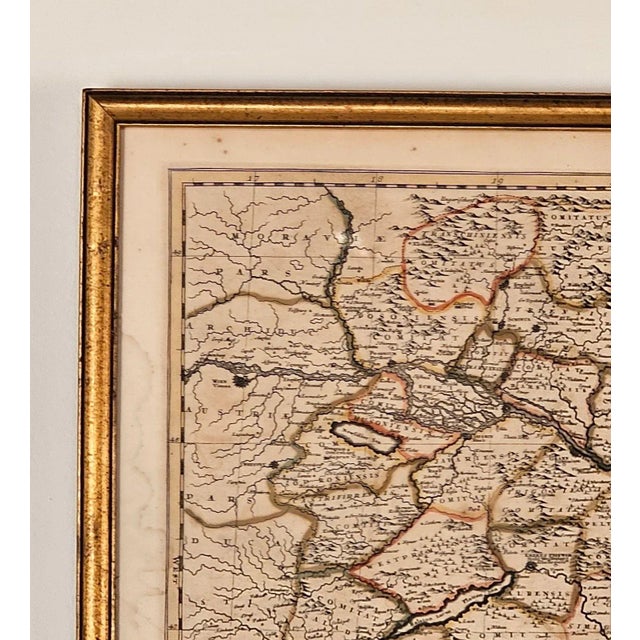 18th Century Map of Hungary, 18th Century For Sale - Image 5 of 6