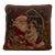 1990s Holiday Needlepoint Pillow For Sale