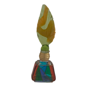 Murano Vintage Glass Perfume Bottle and Stopper