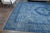 1970s Vintage Persian Handmade Wool Cotton Blue Area Rug For Sale - Image 10 of 11