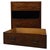 Small Antique Early 20th Century Campaign Chest of Drawers For Sale - Image 3 of 12