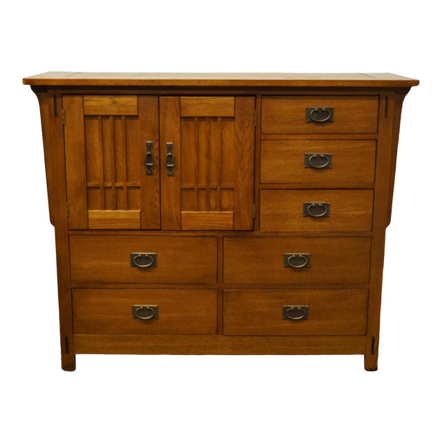 Hooker Furniture Oak Mission Style Chest Chairish