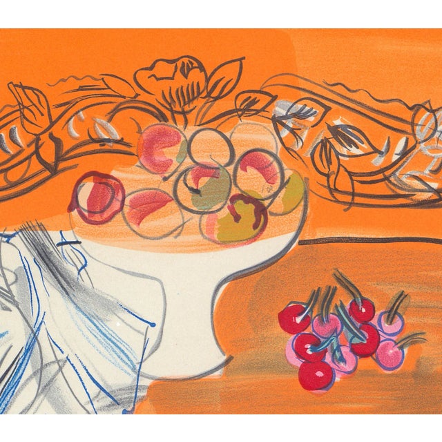 Abstract 1965 Lithograph After Raoul Dufy's "Nature Morte" (Still Life) For Sale - Image 3 of 6