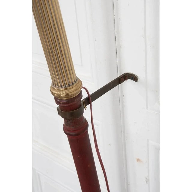 19th Century French 19th Century Brass Altar Torch Lamps - A Pair For Sale - Image 5 of 12