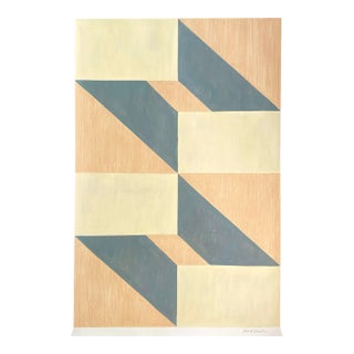 Geometric Composition in Muted Tones For Sale