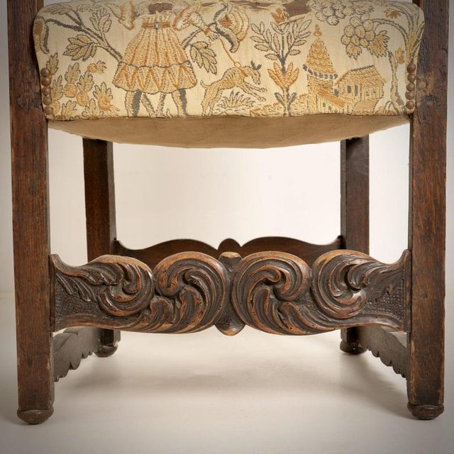 French Work, Early Period Armchair, France, 18th Century For Sale - Image 9 of 11