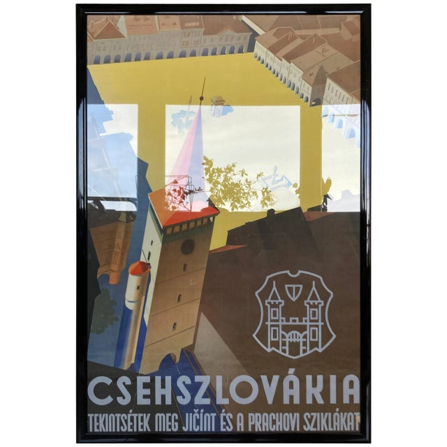 1930s Art Deco Advertising Poster, 1930s For Sale - Image 5 of 5