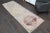 1970s Turkish Oushak Handmade Wool Cotton Pink Runner Rug For Sale - Image 4 of 11