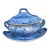 Blue and White Spode Tureen With Under Plate For Sale