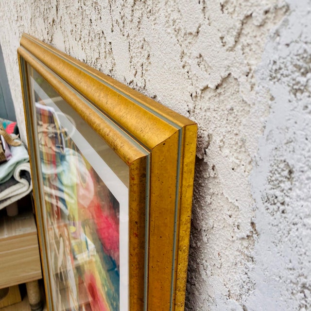 Paper Signed 1980s Joanna Zjawinska Serigraph "Love Life and Money Part 1" For Sale - Image 7 of 12