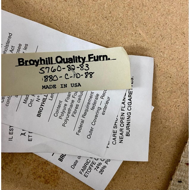 Vintage Broyhill French Style Ladderback Dining Chairs - Pair For Sale - Image 9 of 11