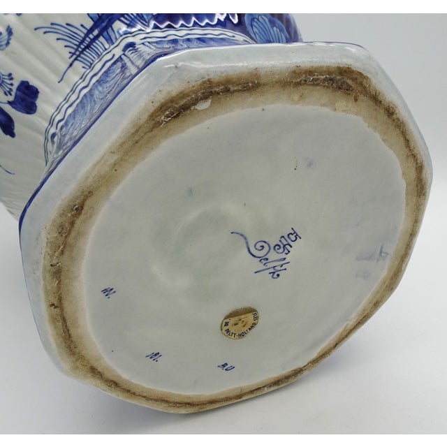 Vintage Ceramic Delftware Jar, 1950 For Sale - Image 15 of 18