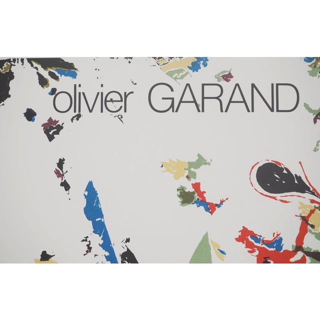 Olivier Garand, Exposition 1982 Poster, Lithograph For Sale - Image 7 of 8
