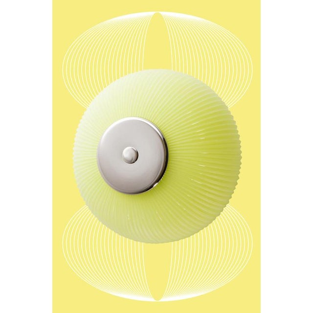 Opal Glass Candy Eyes Wall Lamp By Magic Circus Editions Dimensions: Dia. 18.3 cm x D 11 cm Materials: Solid brass, matte...