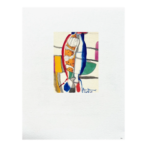 Maurice Esteve Cahier 24 Lithograph a Meme La Pierre 1982