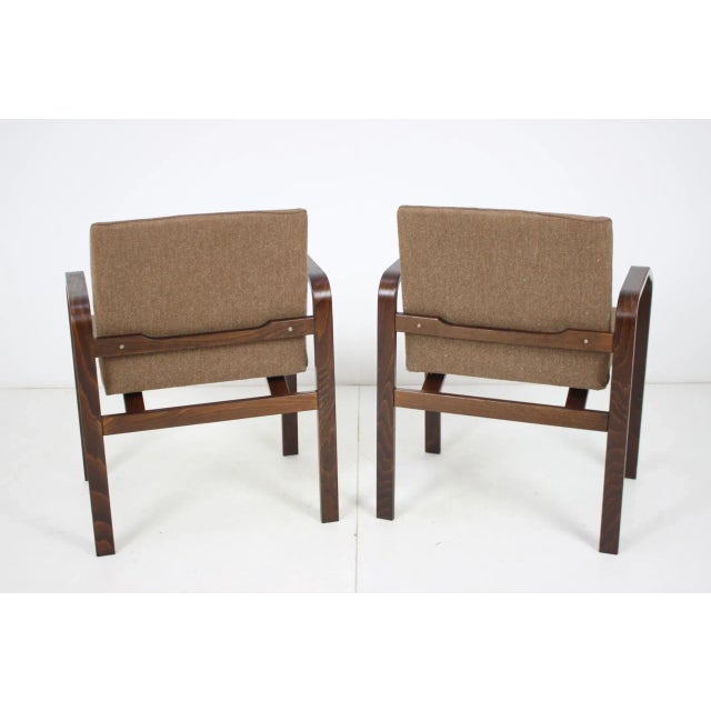 Lounge Chairs from Národní Podnik Holešov, 1993, Set of 6 For Sale - Image 8 of 14