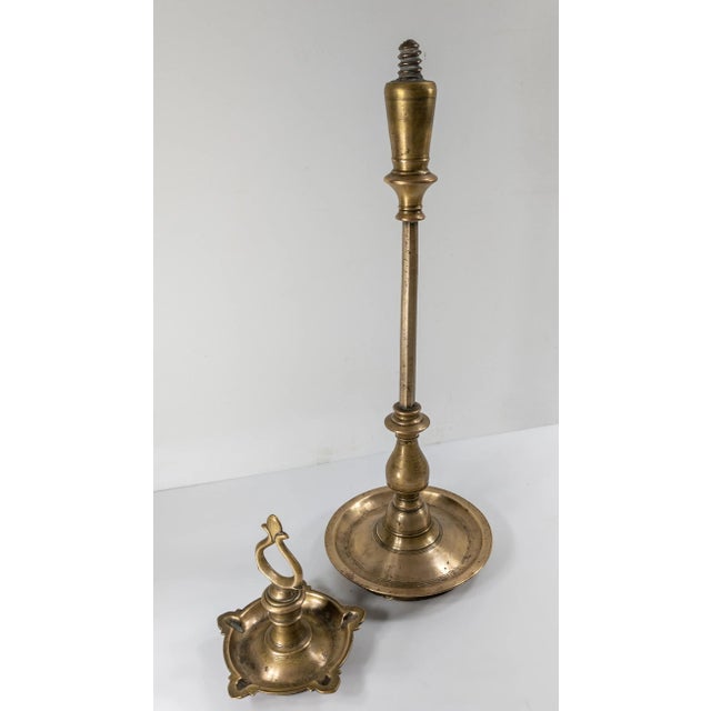 18th or 19th Century South Indian Bronze Diya Oil Lamp For Sale - Image 13 of 17