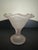 Traditional Vintage Late 20th Century Frosted Pink Glass Dessert Pedestal Bowl For Sale - Image 3 of 10