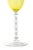 Murano Glass Yellow Chalice Goblet For Sale - Image 4 of 5
