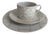 Lino Avorio Cup with Saucer and Plate by Emilio Bergamin for Taitü, 1997, Set of 3 For Sale