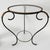 1960s Mid-Century Wrought Iron and Glass Plant Table, 1960s For Sale - Image 5 of 8