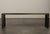 Ultra cool 1960s low and long console table. Get your metallic vibe… Metal construction and finished in dark gunmetal tone...
